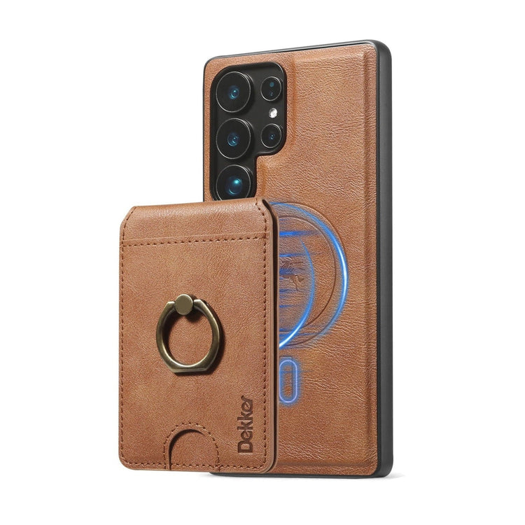 2-in-1 Detachable Magnetic Card Slot Wallet Leather Case for Samsung Galaxy S25 Series