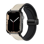 Genuine Leather Magnetic Bracelet Band for Apple Watch
