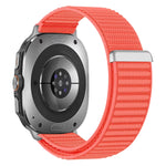 Elastic Nylon Velcro Watch Strap with Breathable Woven Design for Samsung Galaxy Watch 9