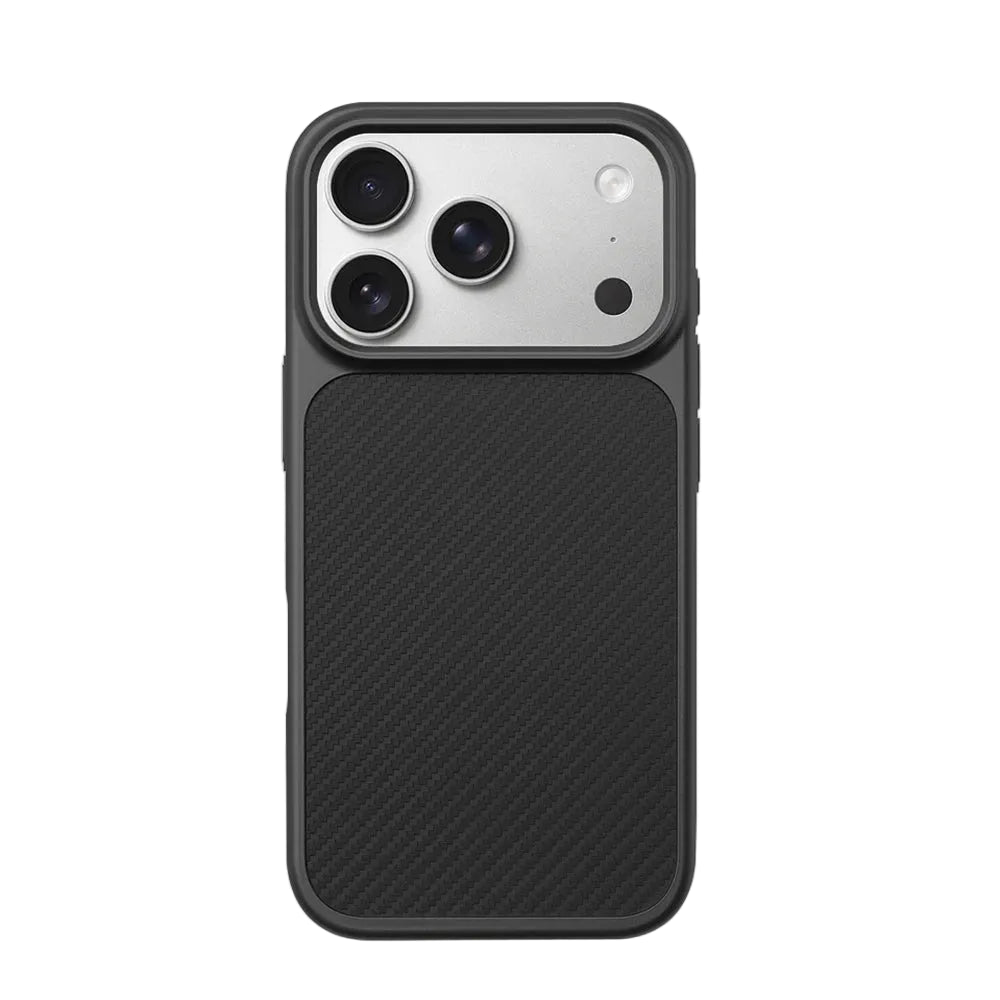 Carbon Fiber Pattern Hard PC MagSafe Case for iPhone 17 Series