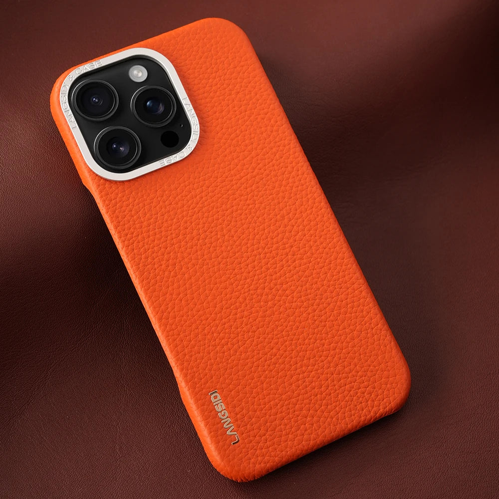 Genuine Leather MagSafe Case for iPhone 16 Pro / iPhone 16 Pro Max