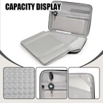 Bubble-Pattern Hard Shell Laptop Sleeve