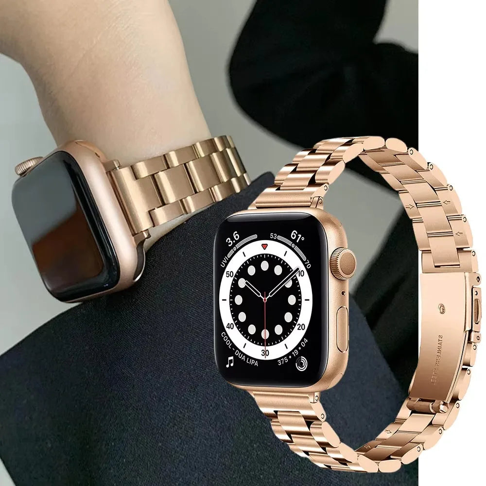 Premium Stainless Steel Metal Strap for Apple Watch