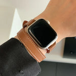 Leather Strap Bracelet for Apple Watch