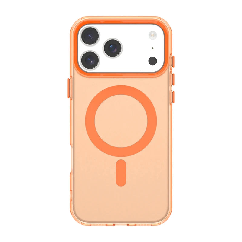 Luxury Frosted Silicone MagSafe Case for iPhone 17 Series