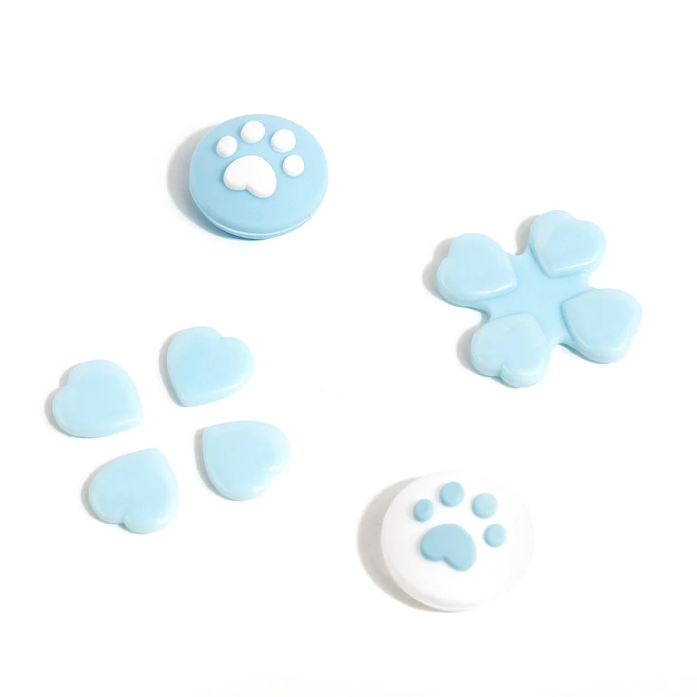 Cat Paw Joystick Thumb Grip Caps for Nintendo Switch Controllers