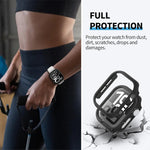 Hollow PC Bumper Case with Screen Protector for Apple Watch