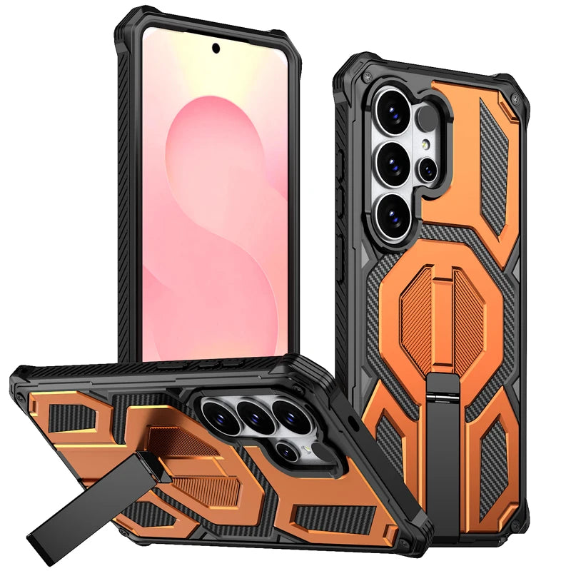Shockproof Kickstand Case With Triple Shield Protection for Samsung Galaxy S24 Series