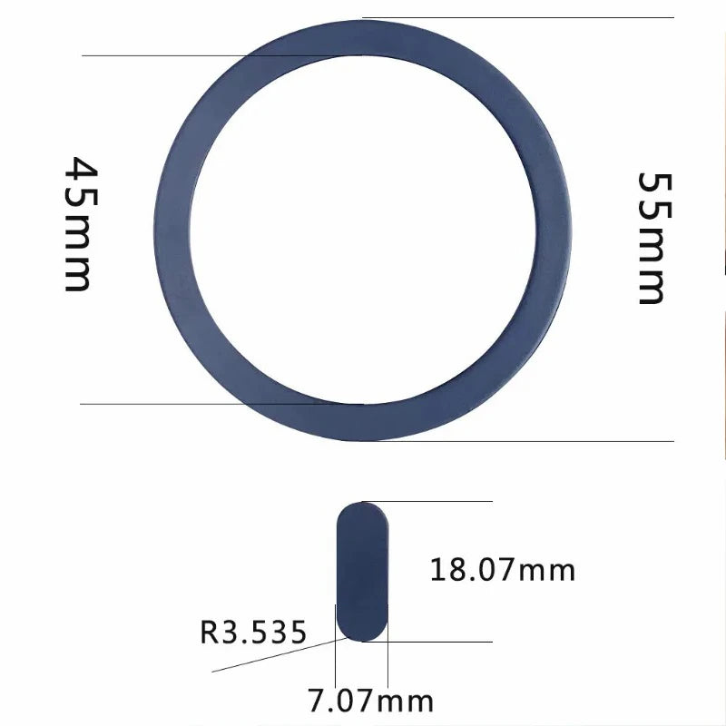 3-Pack MagSafe Magnetic Metal Ring Plates