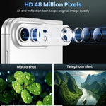 Nano Electrostatic Adsorption Tempered Glass Camera Lens Protector for iPhone Duo