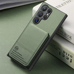 RFID-Blocking Magnetic Wallet Case with Card Holder for Samsung Galaxy S25 Series