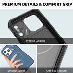 MagSafe Compatible Matte Shockproof Case for iPhone 17 Series