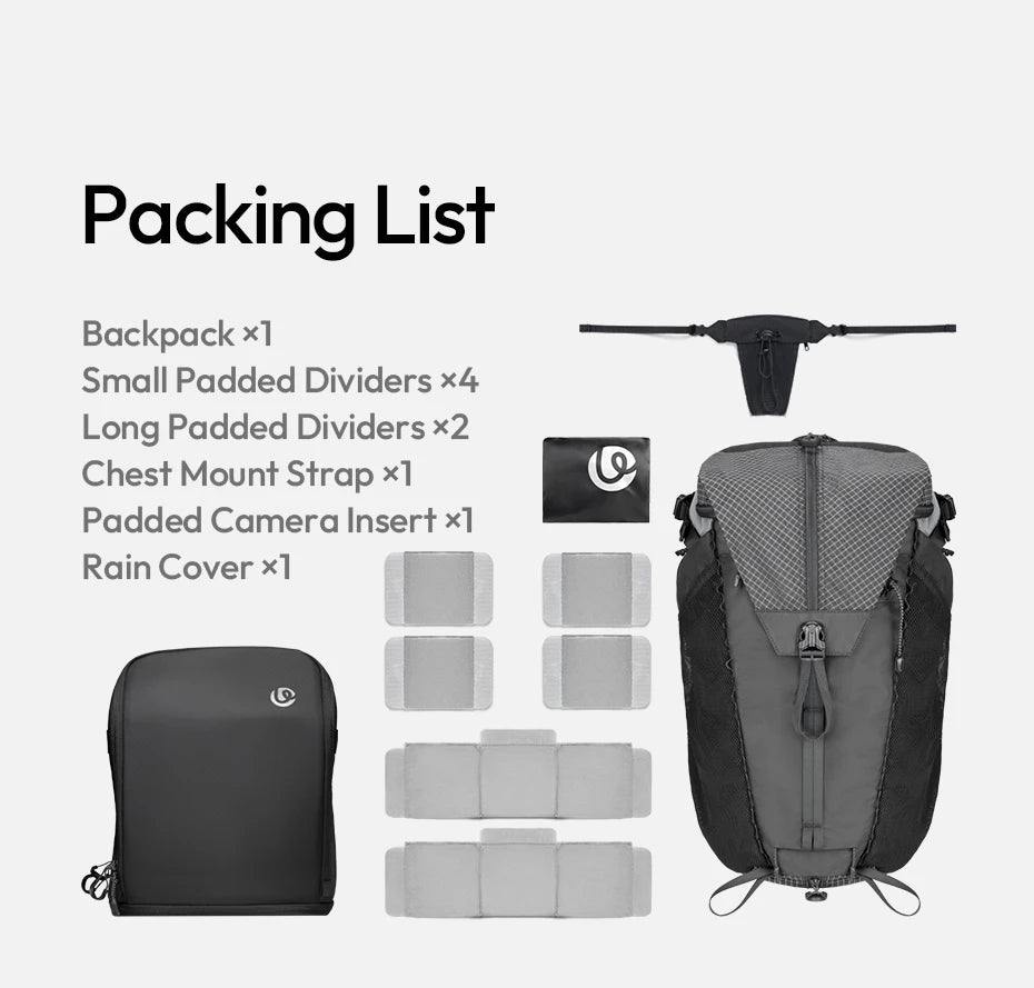 Ulanzi TP01 DSLR Travel Backpack