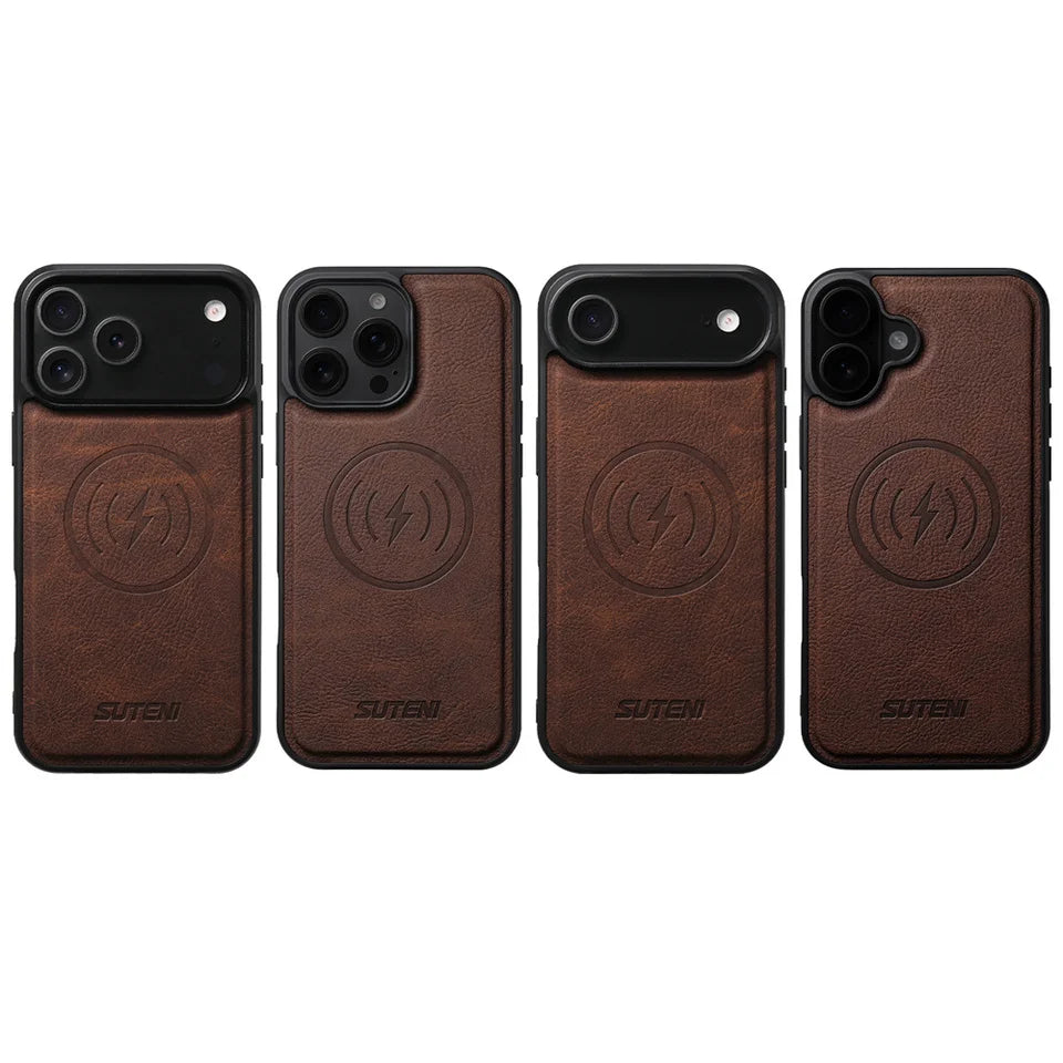 Premium Leather MagSafe Case for iPhone 17 Series