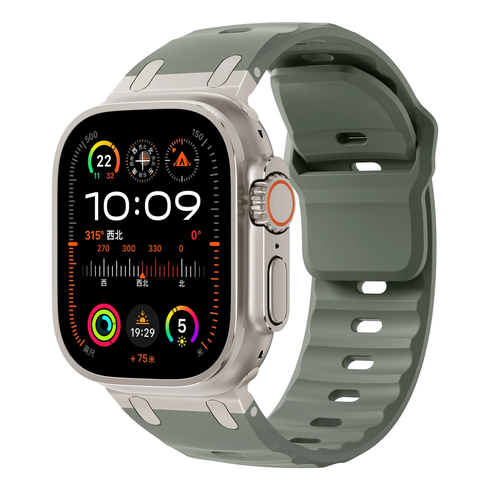 Comfort-Fit Sport Silicone Strap for Apple Watch