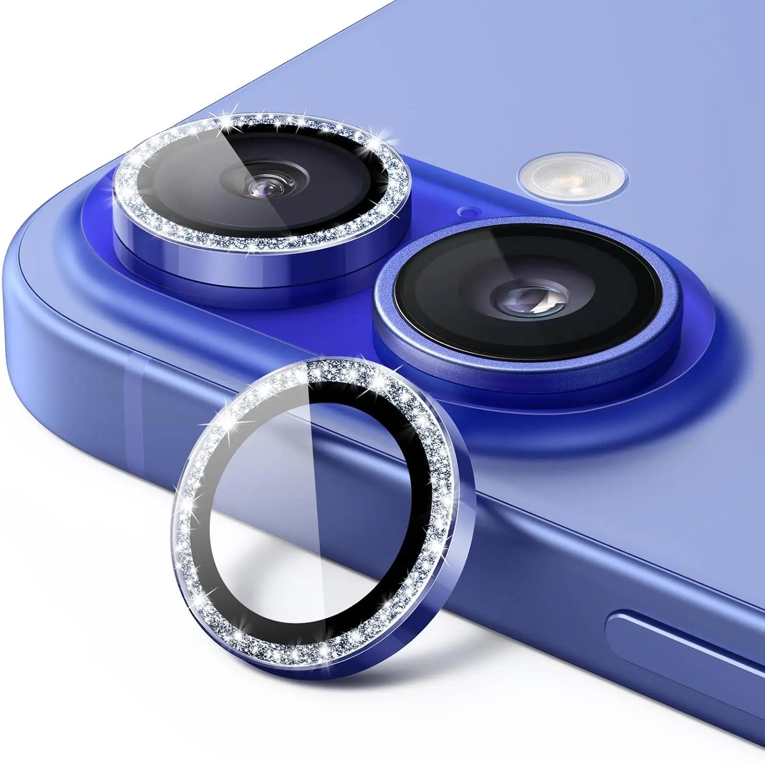 Bling Glitter Camera Lens Protector for iPhone 16 Series
