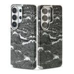 Wave Pattern Magnetic Case with Raised Lens Protection for Samsung Galaxy S25 Series