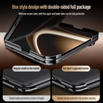 Leather Flip Case with Automatic Magnetic Closure for iPhone Duo