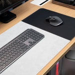 Reversible Leather and Cork Desk Mat Mouse Pad