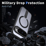 Google Pixel 9 Series Matte Magnetic Slim Case with Kickstand