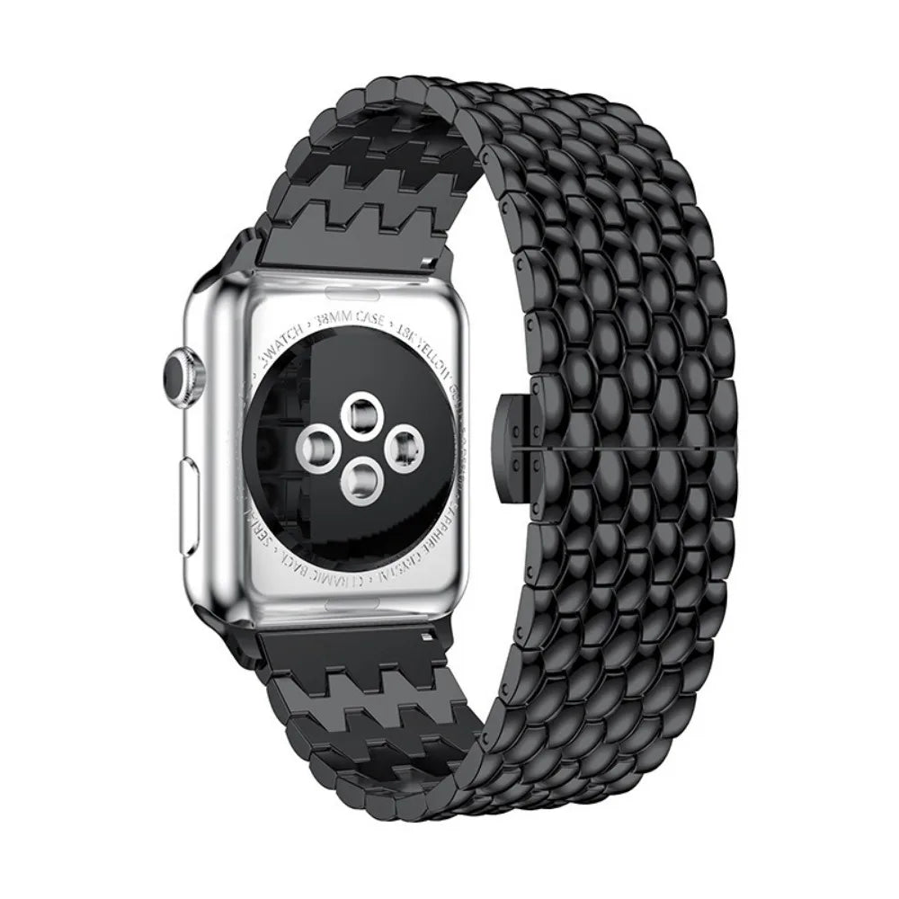 Luxury Dragon Pattern Metal Strap for Apple Watch