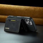 2-in-1 Detachable Magnetic PU Leather Wallet Case for iPhone 16 Series