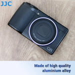 JJC Metal Lens Ring Cap for Ricoh GR III Series Cameras