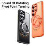 Samsung Galaxy S26 Series Magnetic Case with 360° Rotating Ring Kickstand