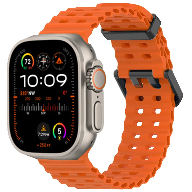 Sweatproof Silicone Sport Strap for Apple Watch