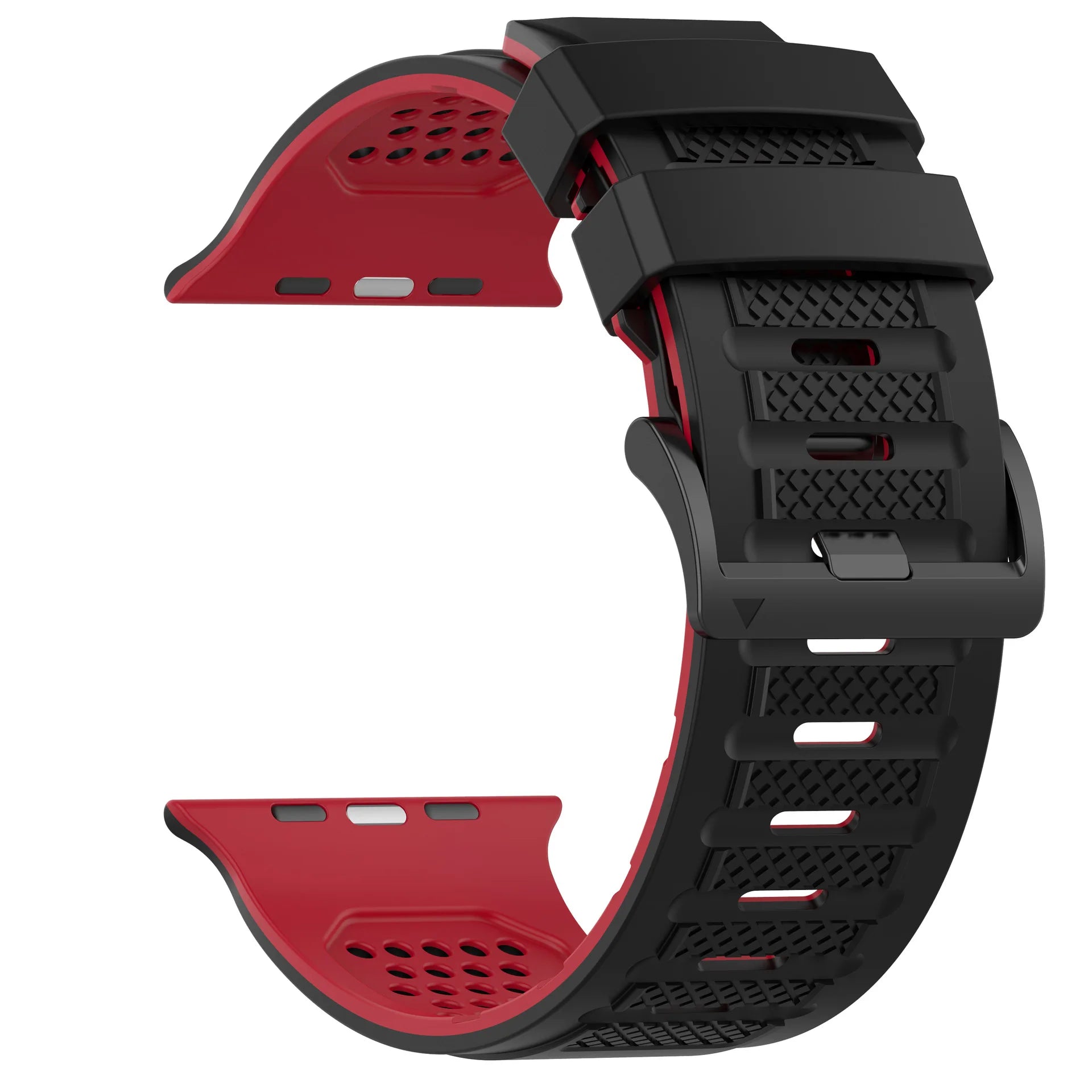 Durable Dual-Color Silicone Sport Band for Apple Watch