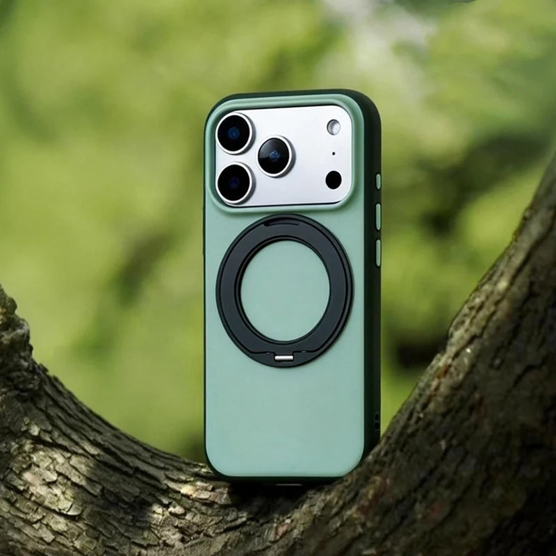 iPhone 17 Series MagSafe Case with 360° Rotating Kickstand