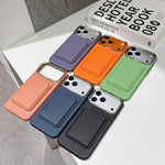 iPhone 17 Series MagSafe Leather Case with Removable Card Holder Slot