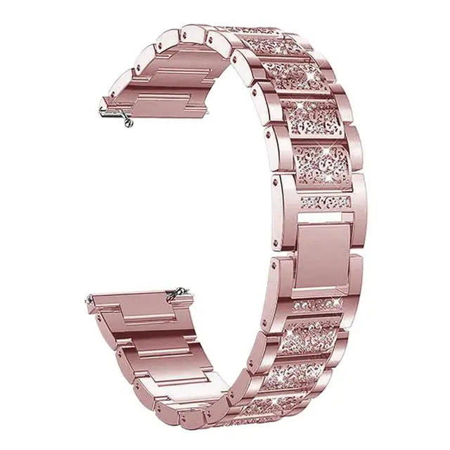 Fashion Shiny Stone Metal Replacement Band for Samsung Galaxy Watch 6 & Galaxy Watch 6 Classic