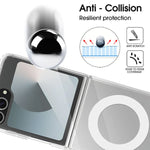 Shockproof Clear Magnetic Case for Samsung Galaxy Z Flip 7