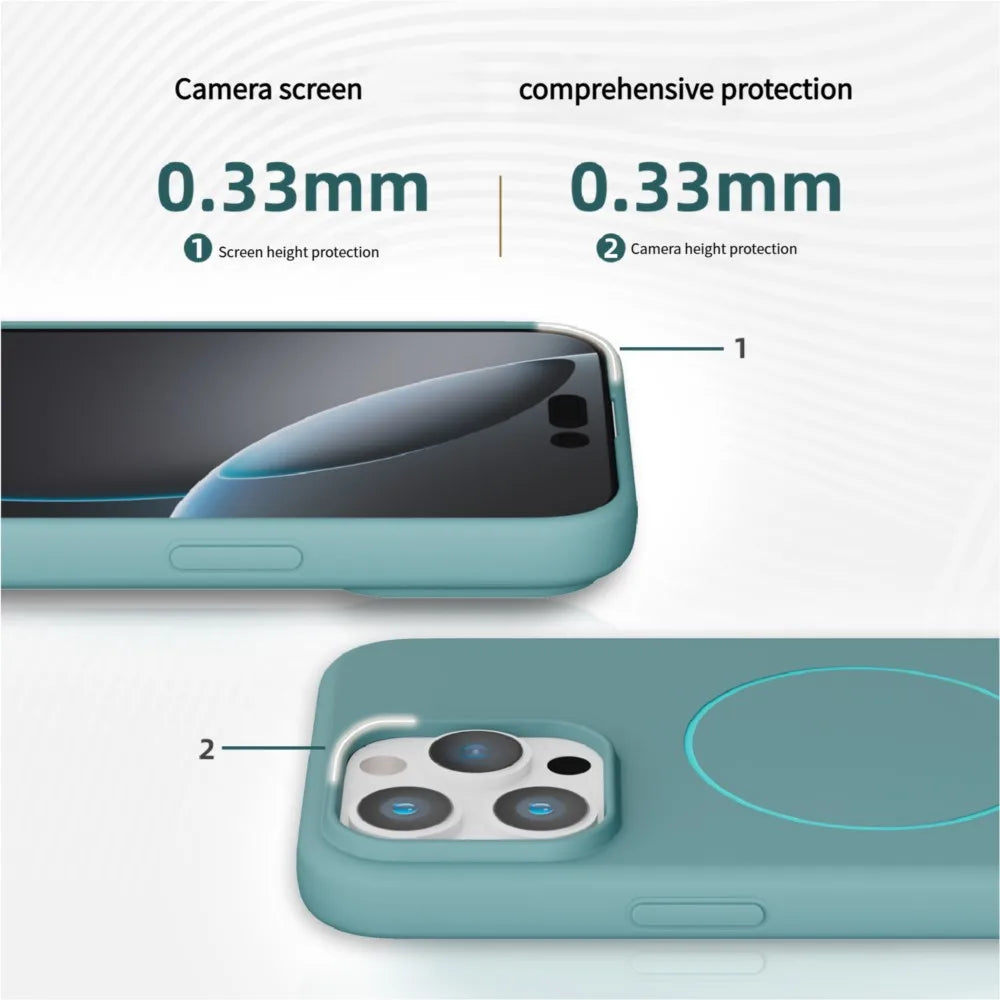 Luxury Frosted Soft TPU MagSafe Case for iPhone 16 Series