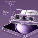 Transparent TPU Case with Raised Screen Protection for Samsung Galaxy S26 Series