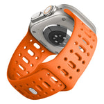 Perforated Silicone Sport Band with Ventilation Holes for Apple Watch