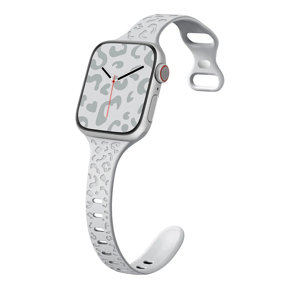 Slim Leopard Pattern Strap for Apple Watch