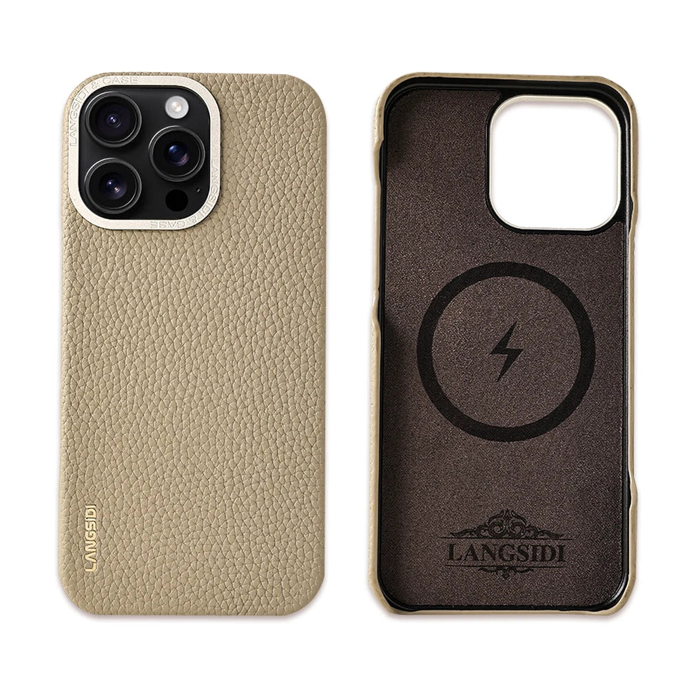 Genuine Leather MagSafe Case for iPhone 16 Pro / iPhone 16 Pro Max