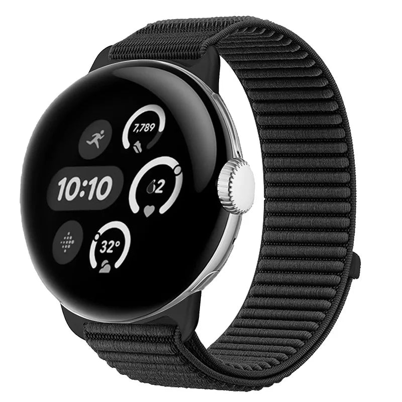 Breathable Woven Nylon Strap for Google Pixel Watch 4