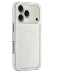 Luxury Plating Frame PU Leather Shockproof MagSafe Case for iPhone 17 Series