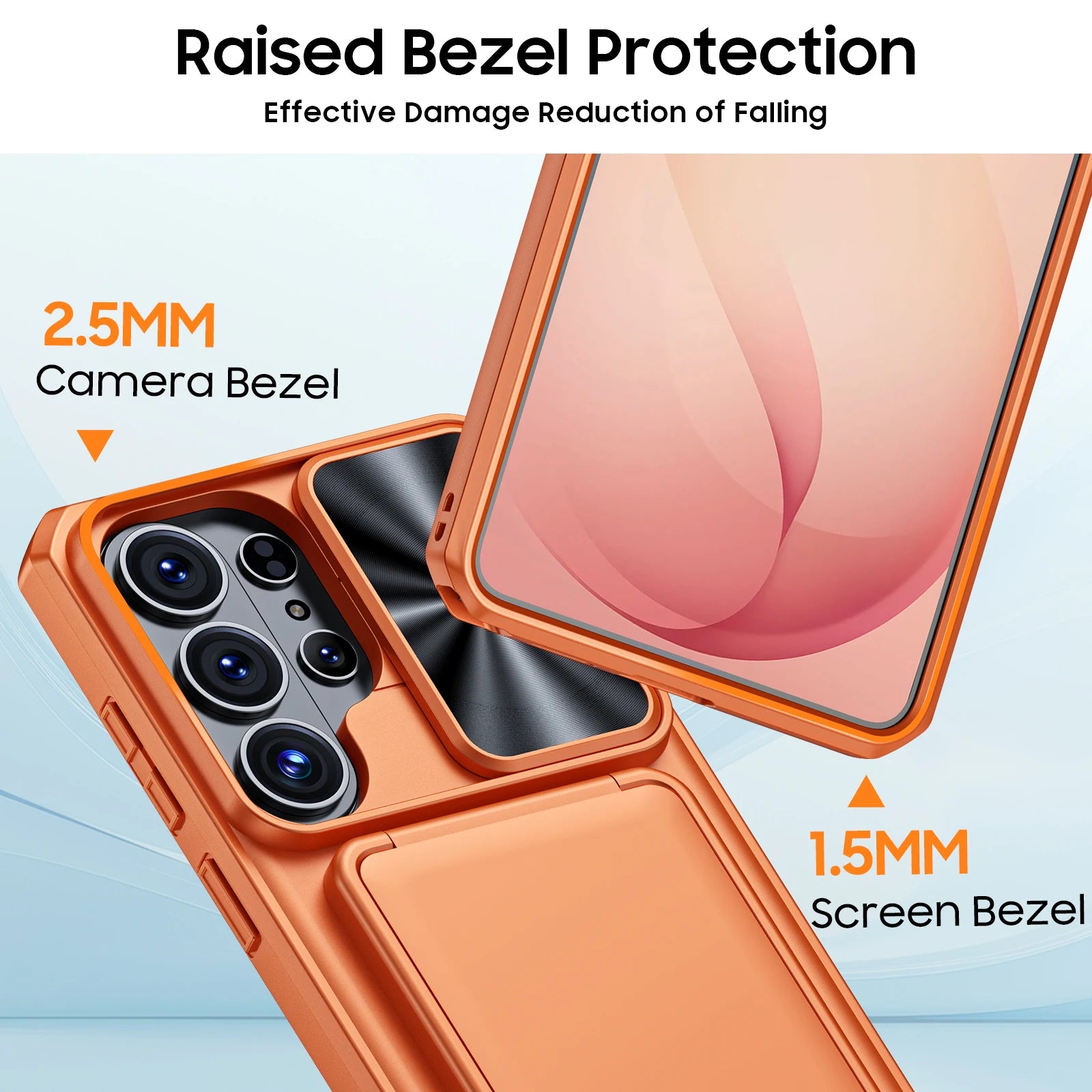 Luxury Executive Wallet Case with Privacy Camera Slide for Samsung Galaxy S26 Ultra