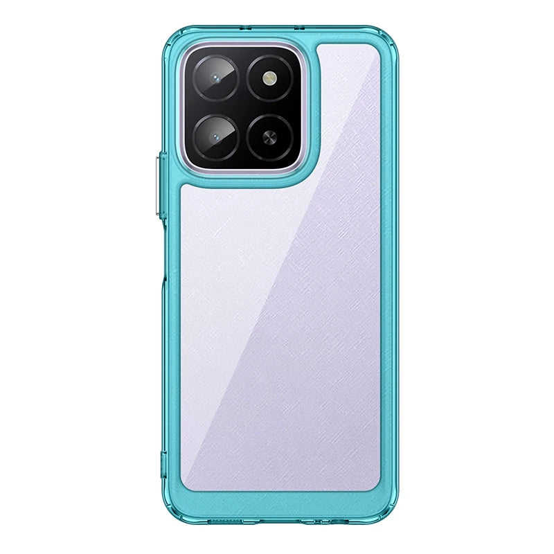 Honor X6B Shockproof Case with Hard Translucent Soft Edges