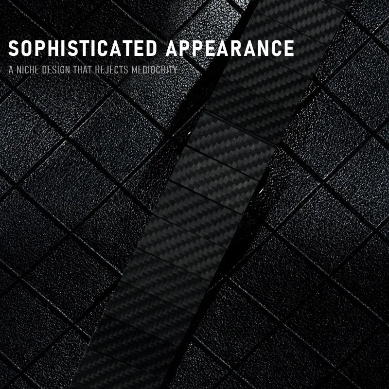 No-Gap Carbon Fiber Style Band for Samsung Galaxy Watch 6 & Galaxy Watch 6 Classic