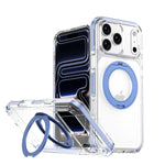 Anti-Yellowing Clear MagSafe Case with Rotating Kickstand for iPhone 17 Series
