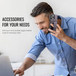 PU Leather Magnetic Wrist Strap Holder with Stand for iPhone 16 Series