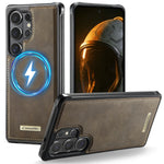 Samsung Galaxy S26 Series Magnetic Leather Phone Case
