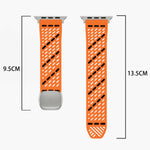 Perforated Silicone Band with Magnetic Buckle for Apple Watch