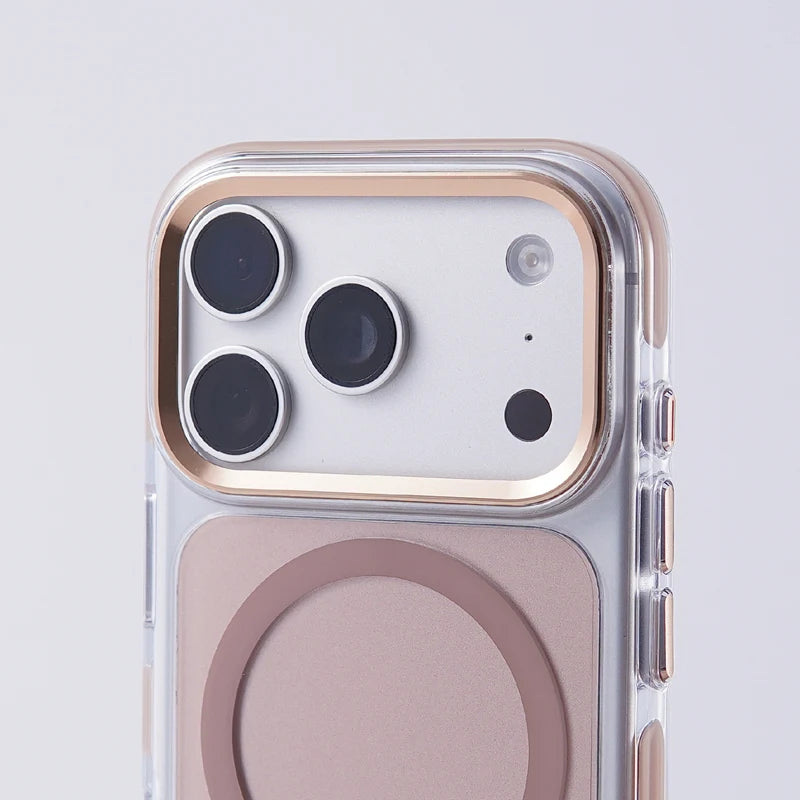 Shockproof MagSafe Case with Metal Lens Guard for iPhone 17 Pro & iPhone 17 Pro Max