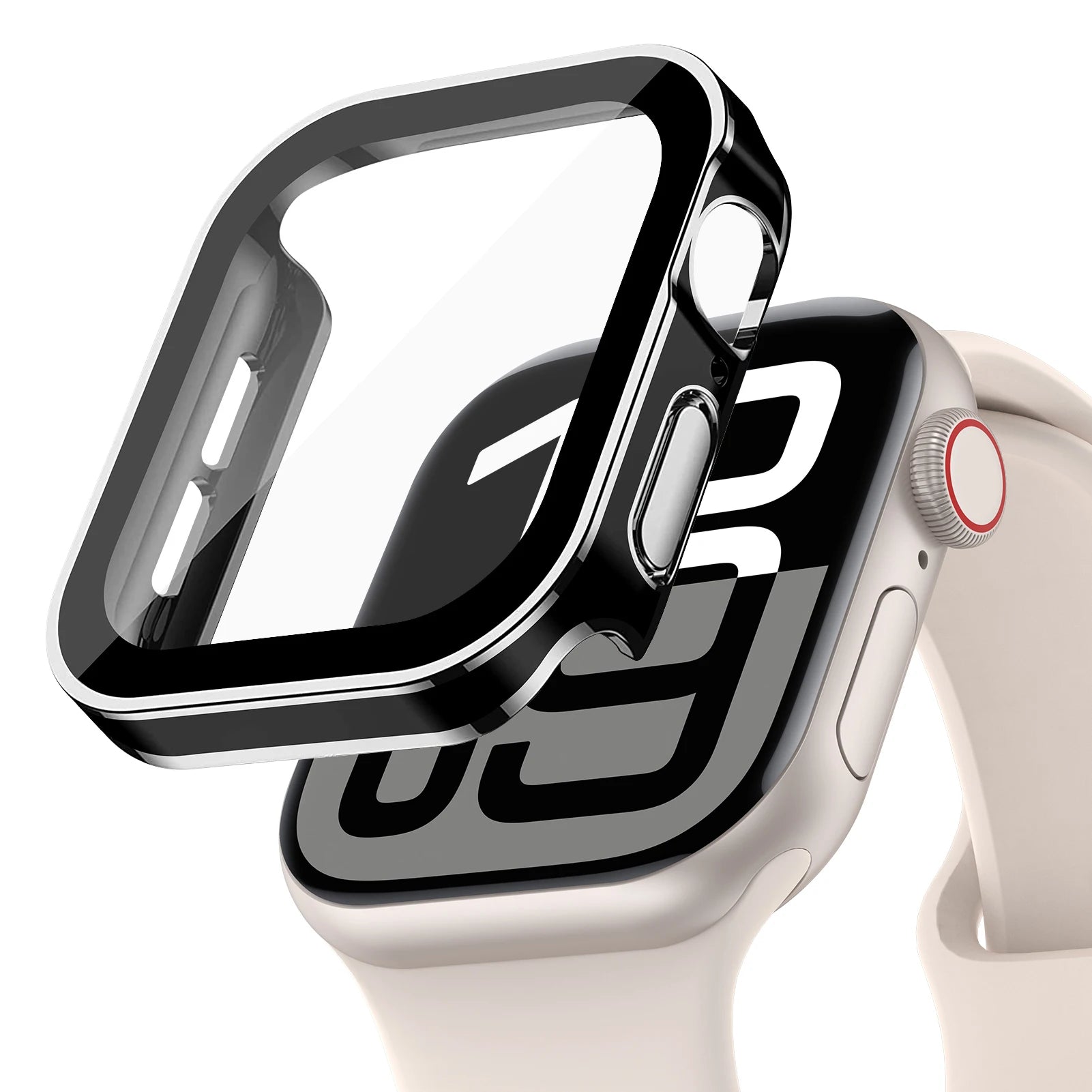 Straight Edge Waterproof Case for Apple Watch Series 10